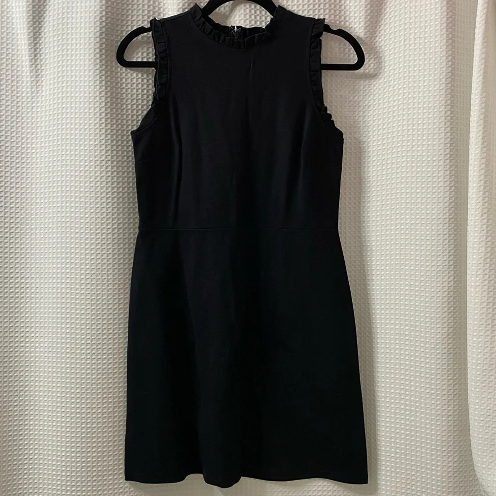 NWT LOFT Petite Ruffle Trim Sleeveless Dress